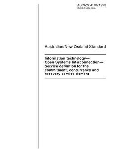 AS/NZS 4106