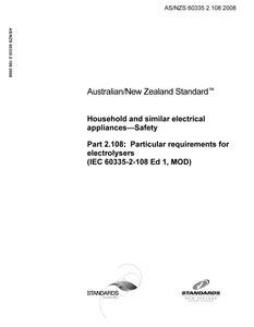 AS/NZS 60335.2.108