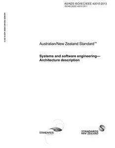AS/NZS ISO/IEC/IEEE 42010