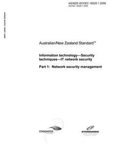 AS/NZS ISO/IEC 18028.1