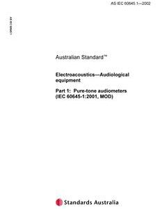 AS IEC 60645.1