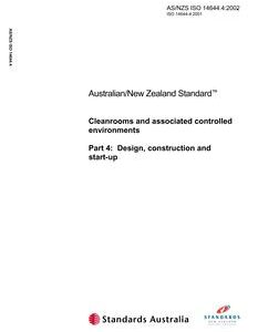 AS/NZS ISO 14644.4