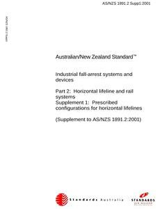 AS/NZS 1891.2 SUPP 1