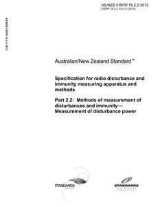 AS/NZS CISPR 16.2.2