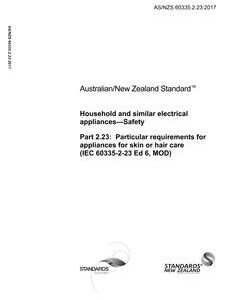 AS/NZS 60335.2.23