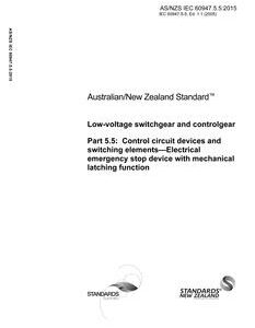 AS/NZS IEC 60947.5.5