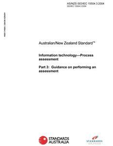 AS/NZS ISO/IEC 15504.3