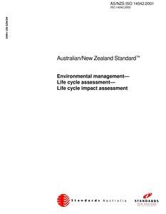AS/NZS ISO 14042