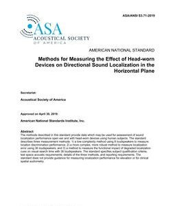 ASA S3.71