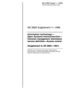 AS 3965 SUPP 1