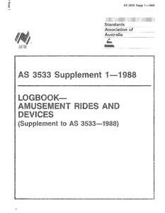AS 3533 SUPP 1