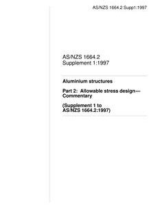 AS/NZS 1664.2 SUPP 1
