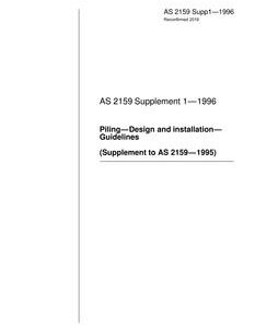 AS 2159 SUPP 1