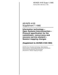 AS/NZS 4105 SUPP 1