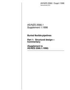 AS/NZS 2566.1 SUPP 1