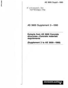 AS 3600 SUPP 2