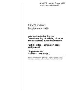 AS/NZS 13818.2 SUPP 4