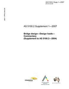AS 5100.2 SUPP 1