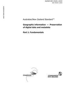AS/NZS ISO 19165.1