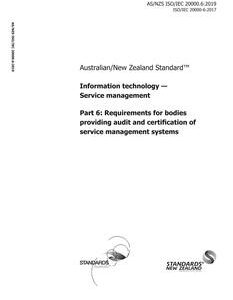 AS/NZS ISO/IEC 20000.6