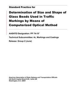 AASHTO PP 74