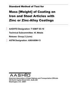 AASHTO T 65M/T 65