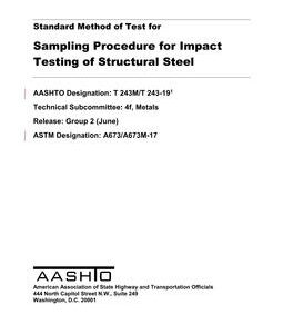 AASHTO T 243M/T 243