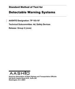 AASHTO TP 103