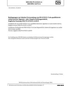 DIN CEN/TS 419221-6