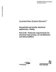 AS/NZS 60335.2.40