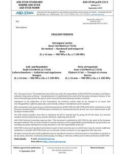 ASD-STAN prEN 2213