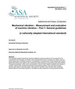 ASA S2.80 Part 1