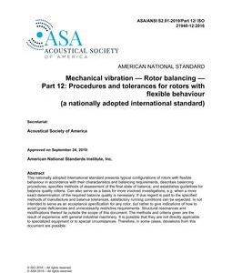 ASA S2.81 Part 12