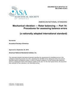 ASA S2.81 Part 14