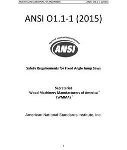 ANSI O1.1-1