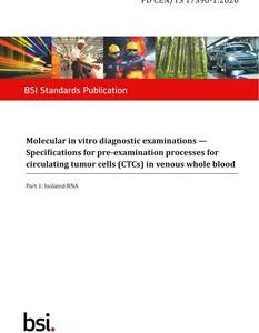 BS PD CEN/TS 17390-1