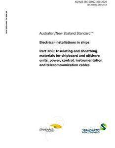 AS/NZS IEC 60092.360