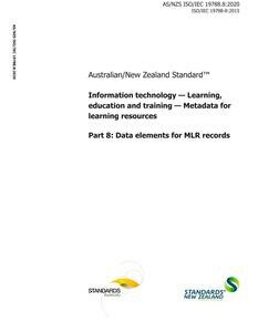 AS/NZS ISO/IEC 19788.8
