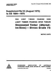 AS 1684 SUPP 18