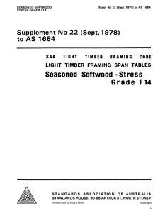 AS 1684 SUPP 22
