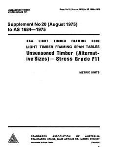AS 1684 SUPP 20