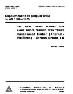 AS 1684 SUPP 19