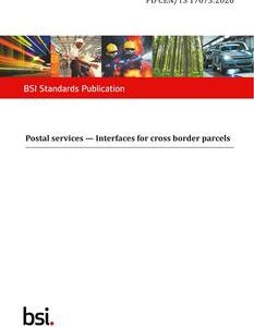 BS PD CEN/TS 17073