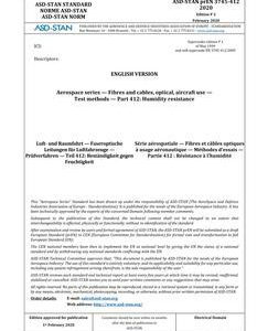 ASD-STAN prEN 3745-412