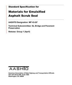 AASHTO MP 43