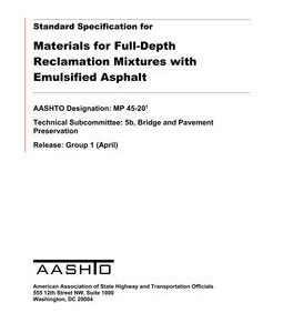 AASHTO MP 45