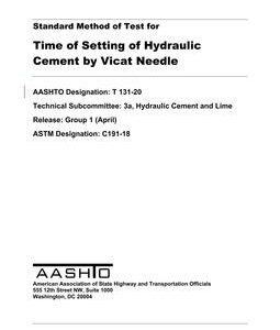 AASHTO T 131