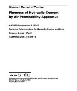 AASHTO T 153