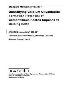 AASHTO T 365