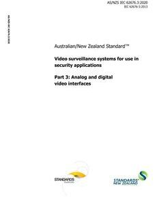 AS/NZS IEC 62676.3